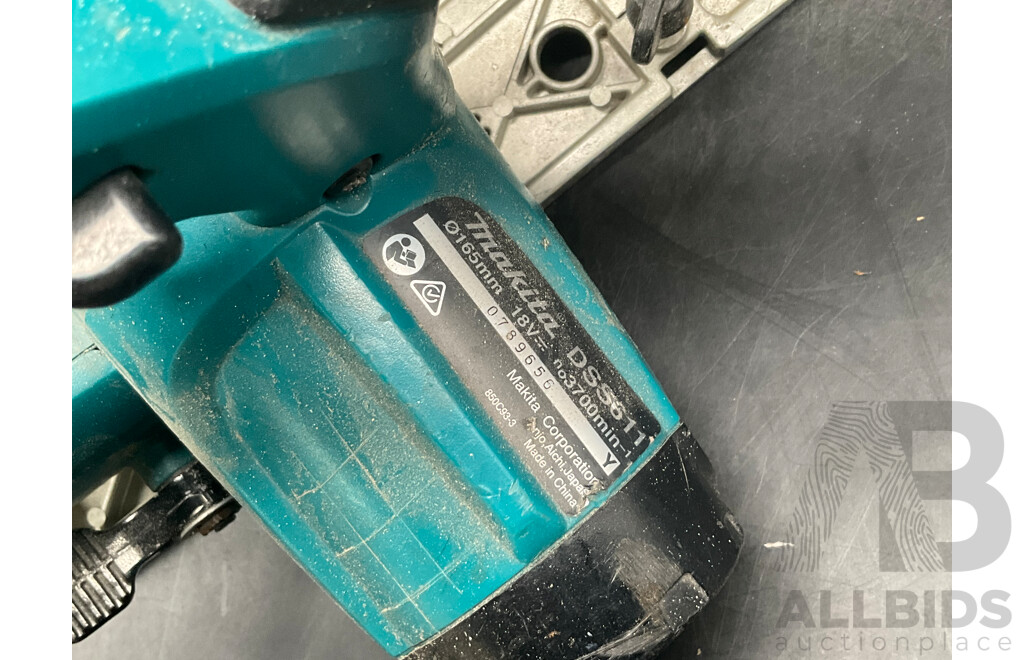 Makita (DSS611Z) 165mm 18V Circular Saw LXT