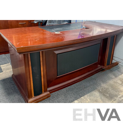 1.8M Executive Office Desk in Solid Timber