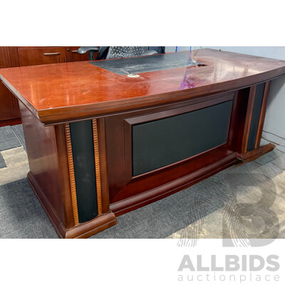 1.8M Executive Office Desk in Solid Timber