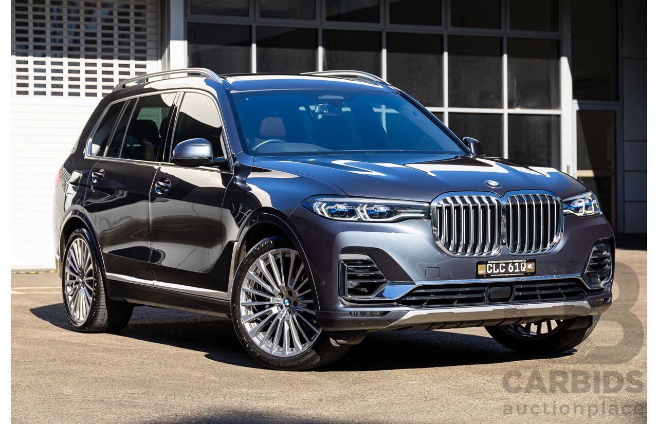 06/2019 BMW X7 xDrive30d (AWD) G07 4d Wagon Arctic Grey Brilliant Effect Metallic Twin Turbo Diesel 3.0L - 7 Seater