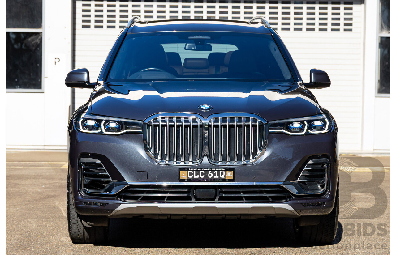 06/2019 BMW X7 xDrive30d (AWD) G07 4d Wagon Arctic Grey Brilliant Effect Metallic Twin Turbo Diesel 3.0L - 7 Seater