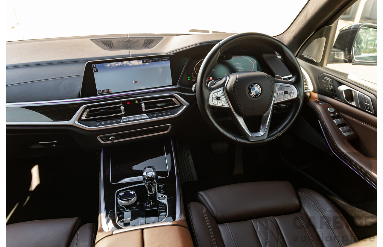 06/2019 BMW X7 xDrive30d (AWD) G07 4d Wagon Arctic Grey Brilliant Effect Metallic Twin Turbo Diesel 3.0L - 7 Seater
