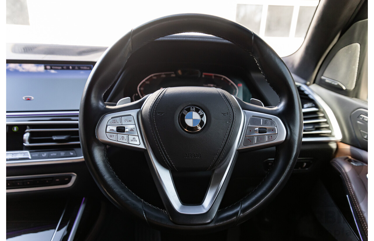 06/2019 BMW X7 xDrive30d (AWD) G07 4d Wagon Arctic Grey Brilliant Effect Metallic Twin Turbo Diesel 3.0L - 7 Seater