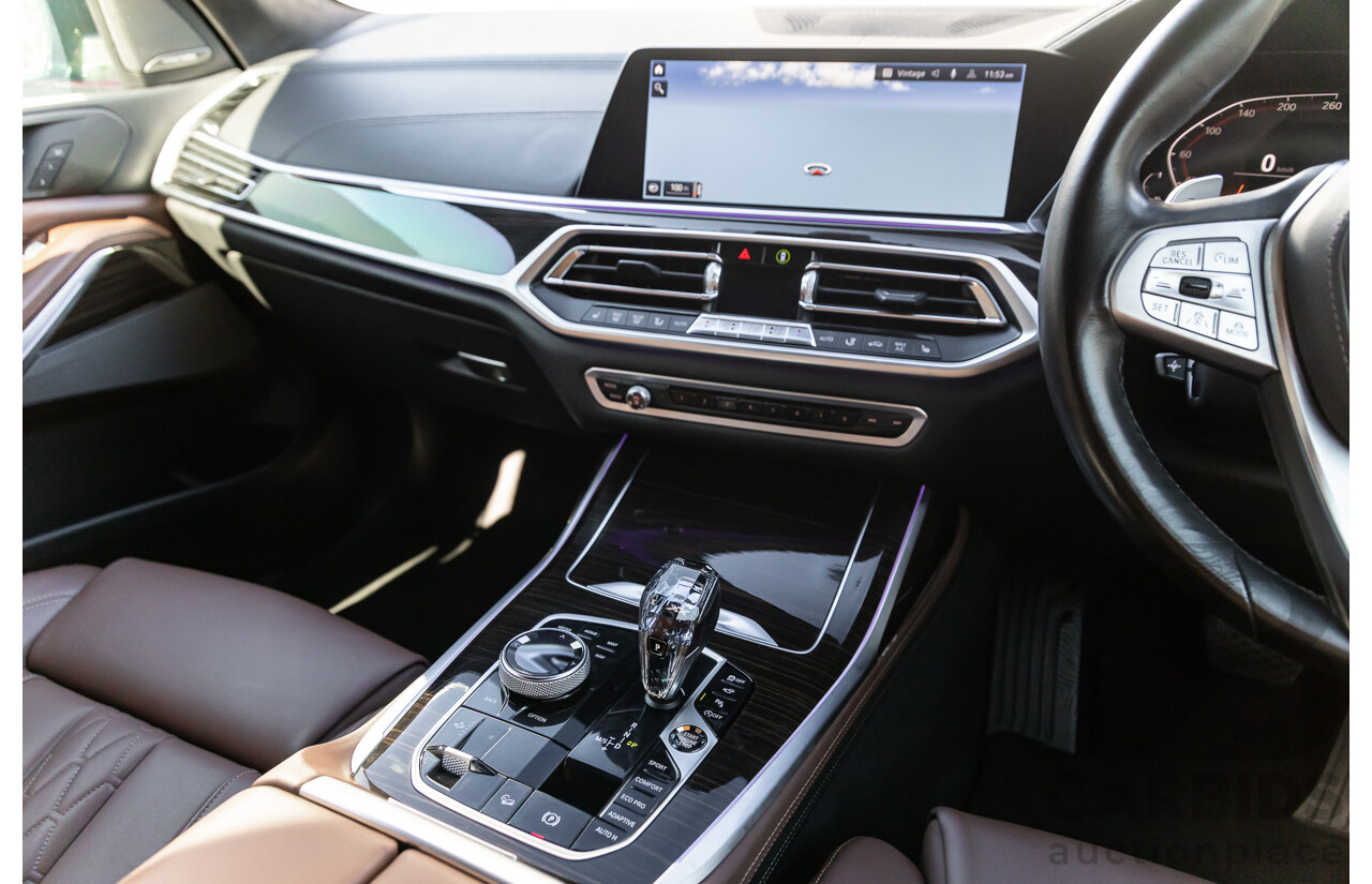 06/2019 BMW X7 xDrive30d (AWD) G07 4d Wagon Arctic Grey Brilliant Effect Metallic Twin Turbo Diesel 3.0L - 7 Seater