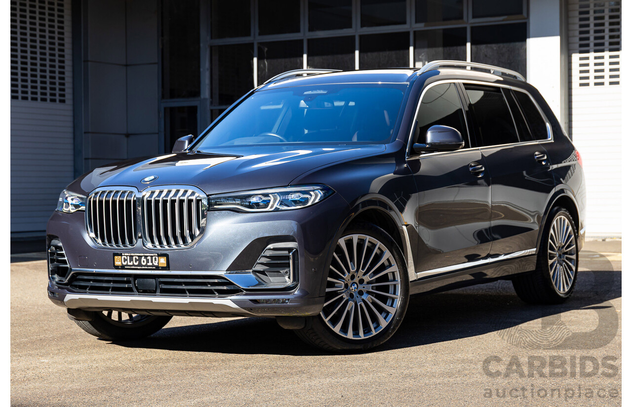 06/2019 BMW X7 xDrive30d (AWD) G07 4d Wagon Arctic Grey Brilliant Effect Metallic Twin Turbo Diesel 3.0L - 7 Seater