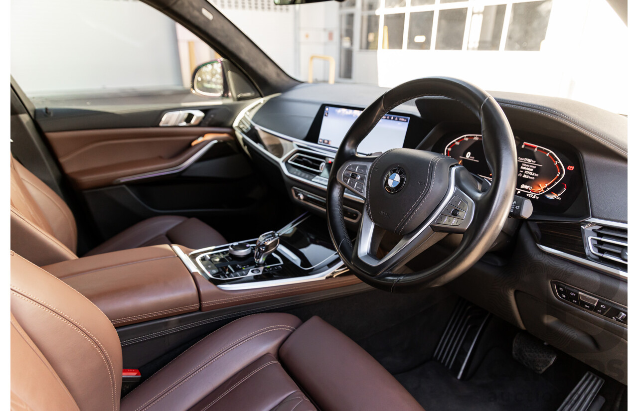 06/2019 BMW X7 xDrive30d (AWD) G07 4d Wagon Arctic Grey Brilliant Effect Metallic Twin Turbo Diesel 3.0L - 7 Seater
