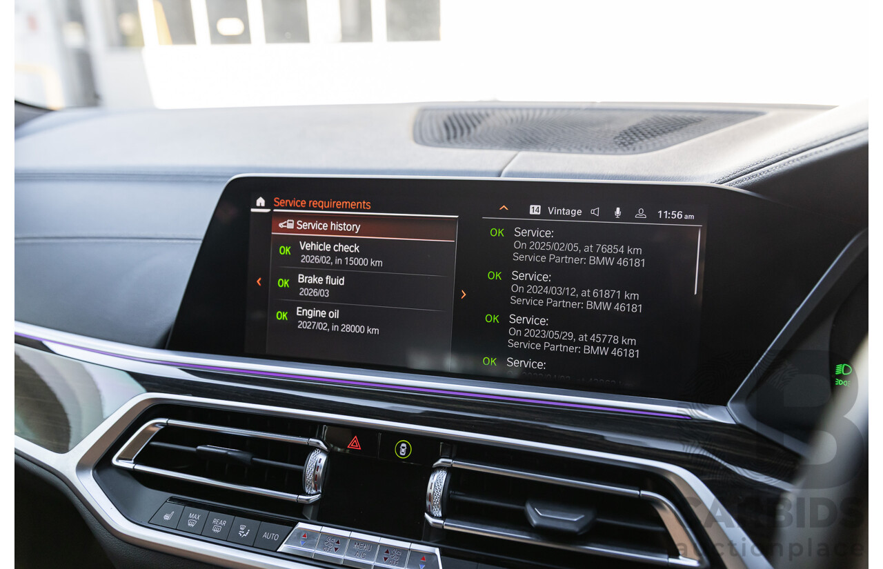 06/2019 BMW X7 xDrive30d (AWD) G07 4d Wagon Arctic Grey Brilliant Effect Metallic Twin Turbo Diesel 3.0L - 7 Seater