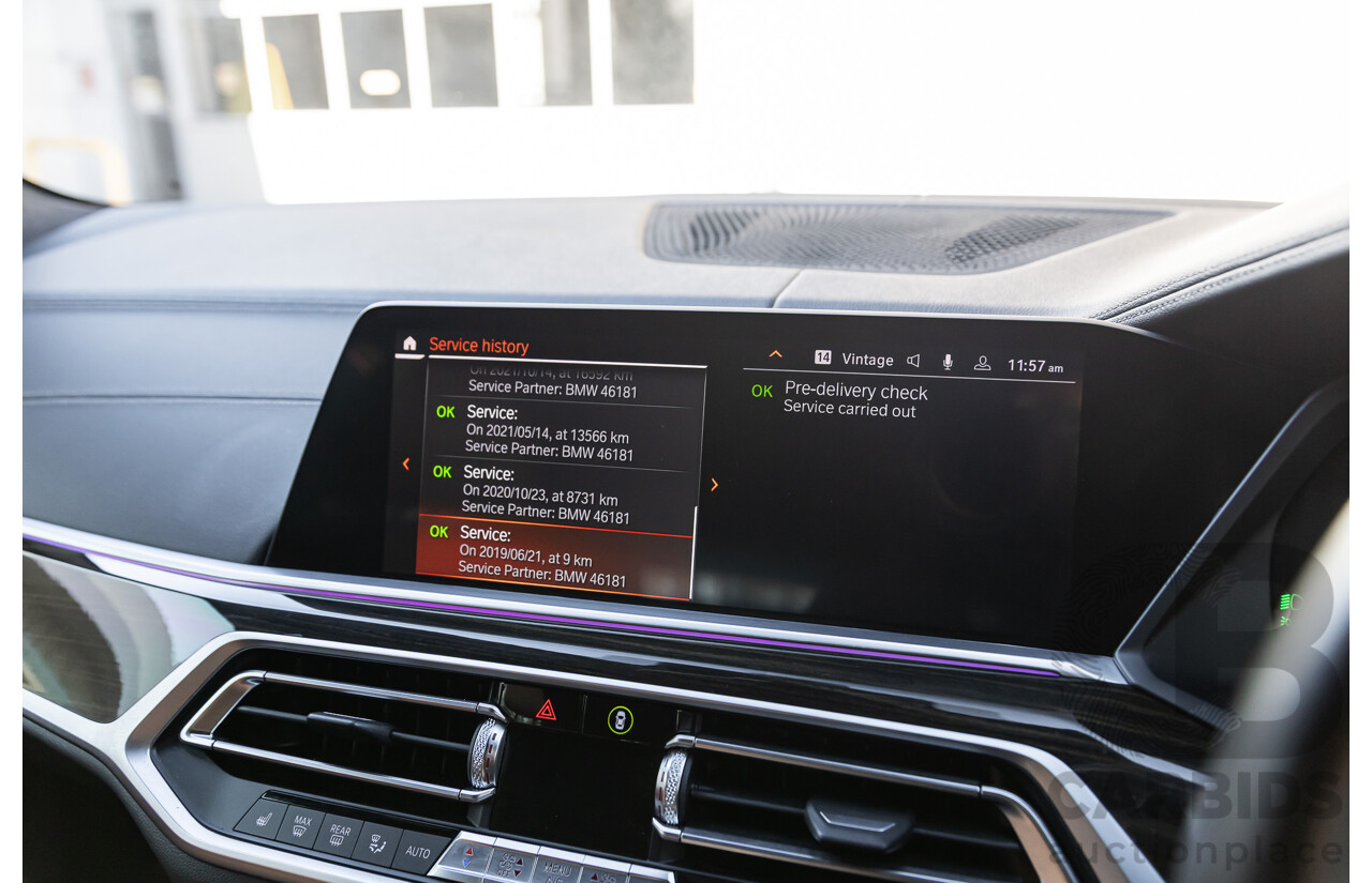 06/2019 BMW X7 xDrive30d (AWD) G07 4d Wagon Arctic Grey Brilliant Effect Metallic Twin Turbo Diesel 3.0L - 7 Seater