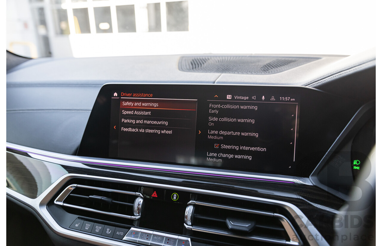 06/2019 BMW X7 xDrive30d (AWD) G07 4d Wagon Arctic Grey Brilliant Effect Metallic Twin Turbo Diesel 3.0L - 7 Seater