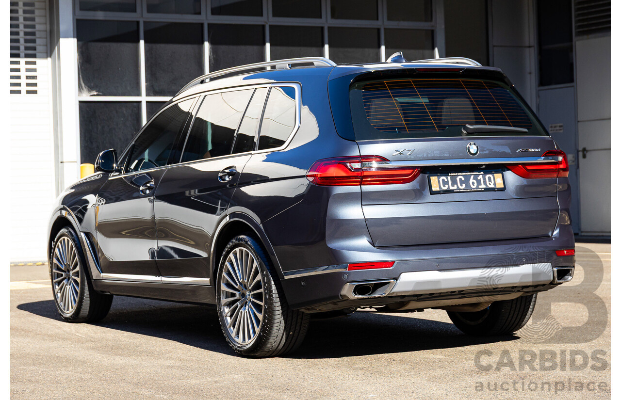06/2019 BMW X7 xDrive30d (AWD) G07 4d Wagon Arctic Grey Brilliant Effect Metallic Twin Turbo Diesel 3.0L - 7 Seater