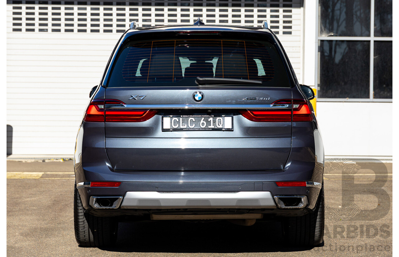 06/2019 BMW X7 xDrive30d (AWD) G07 4d Wagon Arctic Grey Brilliant Effect Metallic Twin Turbo Diesel 3.0L - 7 Seater