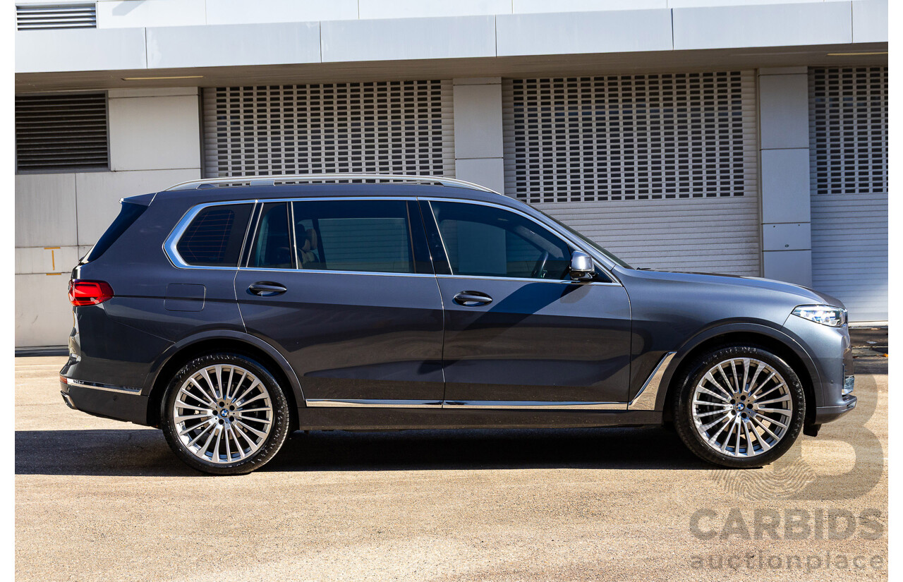 06/2019 BMW X7 xDrive30d (AWD) G07 4d Wagon Arctic Grey Brilliant Effect Metallic Twin Turbo Diesel 3.0L - 7 Seater