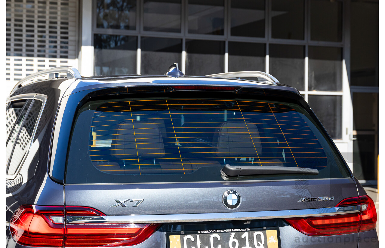 06/2019 BMW X7 xDrive30d (AWD) G07 4d Wagon Arctic Grey Brilliant Effect Metallic Twin Turbo Diesel 3.0L - 7 Seater