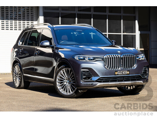 06/2019 BMW X7 xDrive30d (AWD) G07 4d Wagon Arctic Grey Brilliant Effect Metallic Twin Turbo Diesel 3.0L - 7 Seater