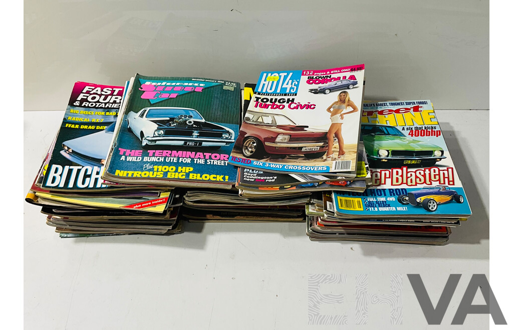 Large Collection of Vintage Car and Street Magazines From Several Publishers