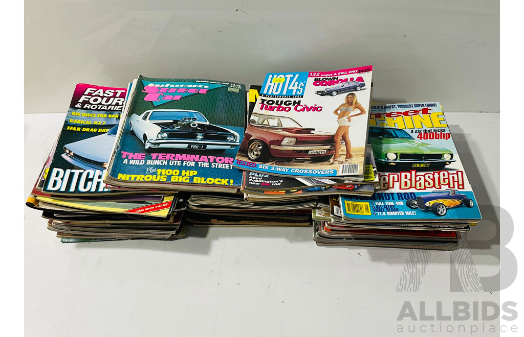 Large Collection of Vintage Car and Street Magazines From Several Publishers