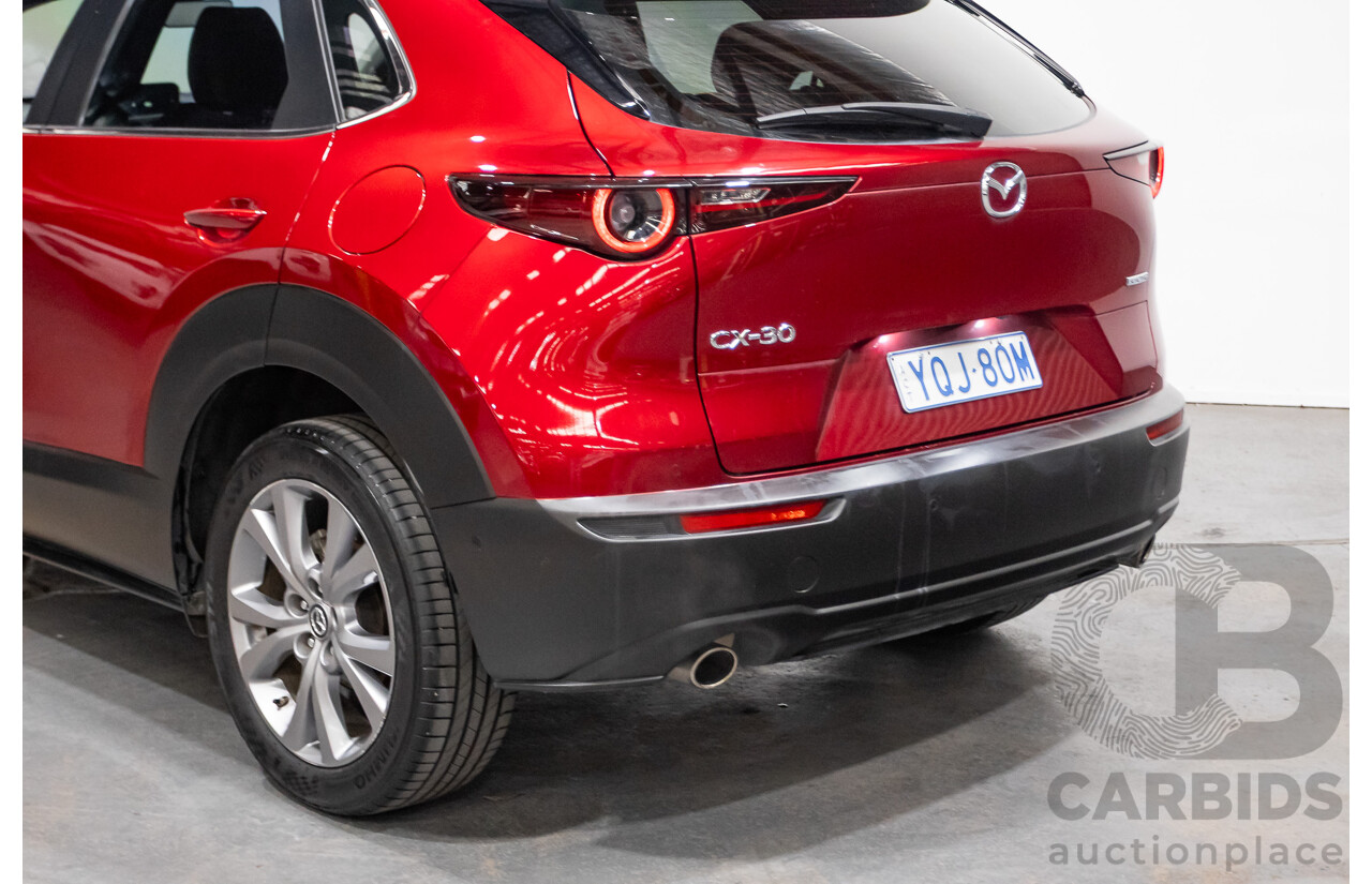 08/2021 Mazda CX-30 G20 Evolve C30B 4d Wagon Soul Red Crystal 2.0L