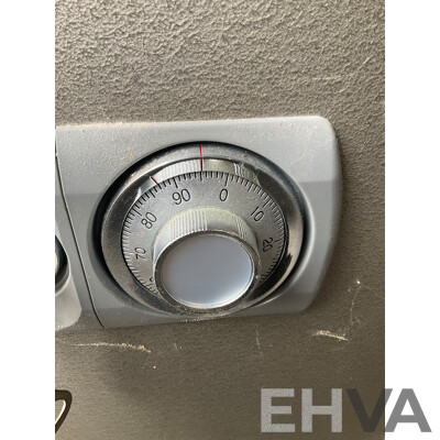FIREMASTER Large Dual Lock Fire Safe Grey 72x49x51cm