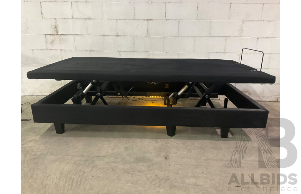 a H BEARD Uplift Adjustable Bed - Base Only  (Long Wide Single) - ORP $6290