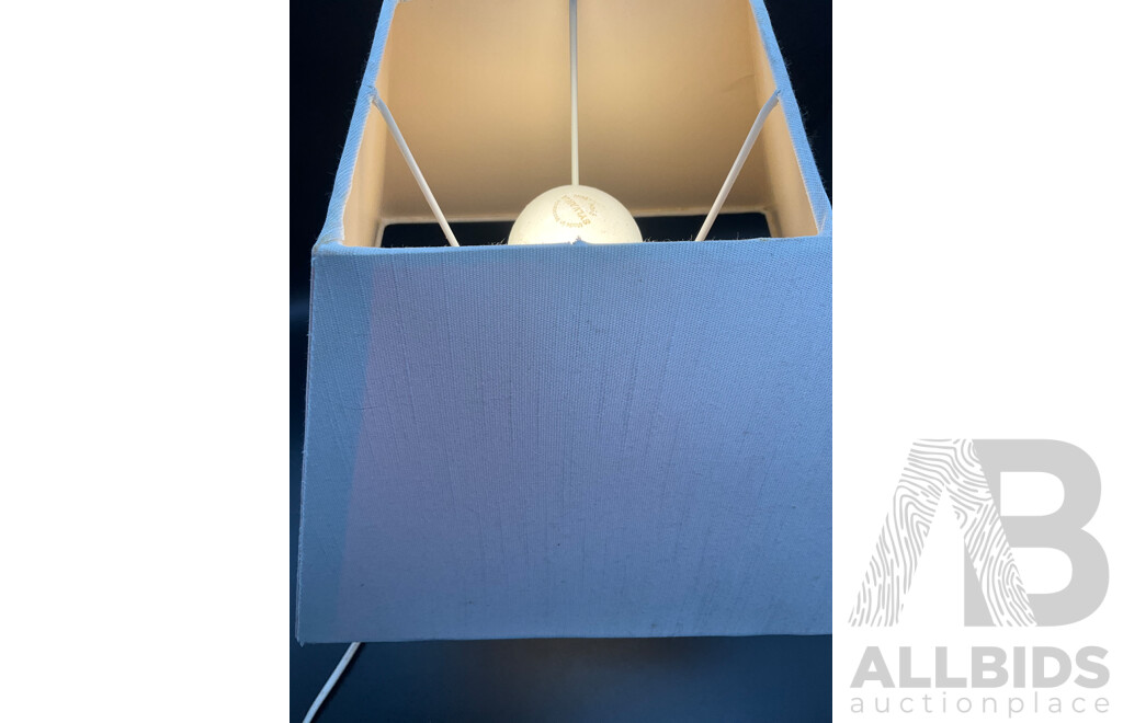 Alabaster Table Lamp with Shade - Set of 2