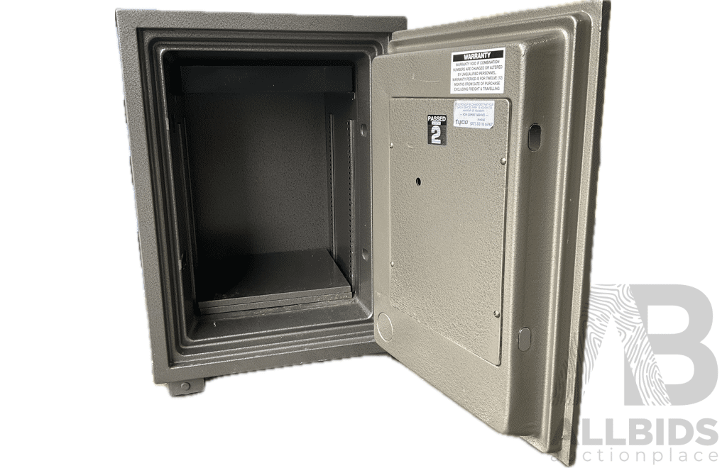 FIREMASTER Large Dual Lock Fire Safe Grey 72x49x51cm
