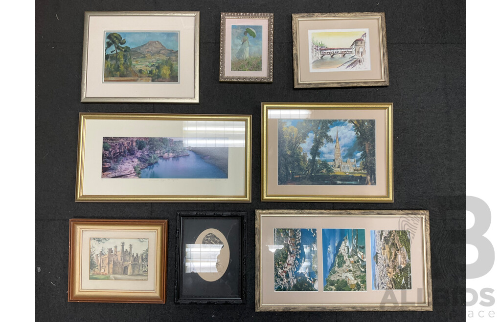 Framed Print - Including ''Linlitchfield'', ''Waronnorra George'' by Mt. Elyzabeth, ''Gibson Girl'' by J.G. Thompson and More   - Lot of 8
