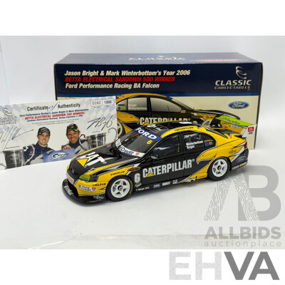 Classic Carlectables 2006 Ford BA Falcon FPR Bright/Winterbottom Sandown Winner - 1/18 Scale