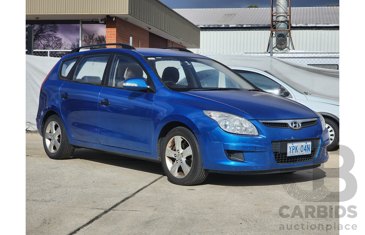6/2010 Hyundai i30 cw SX 1.6 CRDi FD MY10 4d Wagon Blue 1.6L