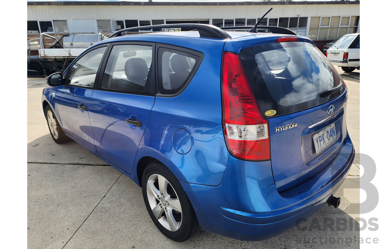 6/2010 Hyundai i30 cw SX 1.6 CRDi FD MY10 4d Wagon Blue 1.6L
