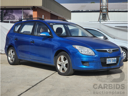 6/2010 Hyundai i30 cw SX 1.6 CRDi FD MY10 4d Wagon Blue 1.6L