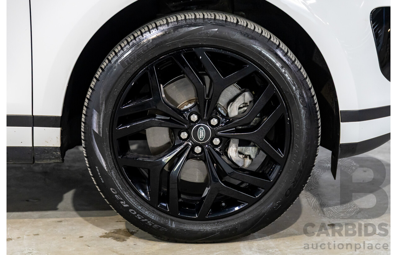 01/2020 Range Rover Evoque D180 S (AWD) L551 132kW MY20.5 4d Wagon Fuji White/Santorini Black Roof Turbo Diesel 2.0L