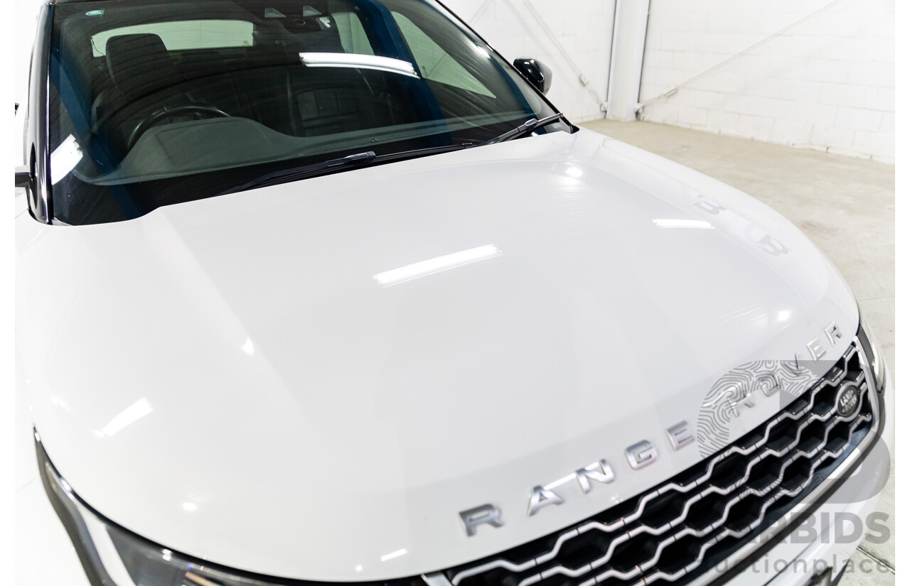 01/2020 Range Rover Evoque D180 S (AWD) L551 132kW MY20.5 4d Wagon Fuji White/Santorini Black Roof Turbo Diesel 2.0L
