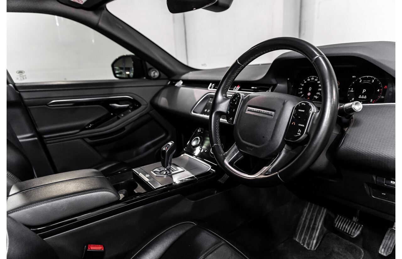 01/2020 Range Rover Evoque D180 S (AWD) L551 132kW MY20.5 4d Wagon Fuji White/Santorini Black Roof Turbo Diesel 2.0L