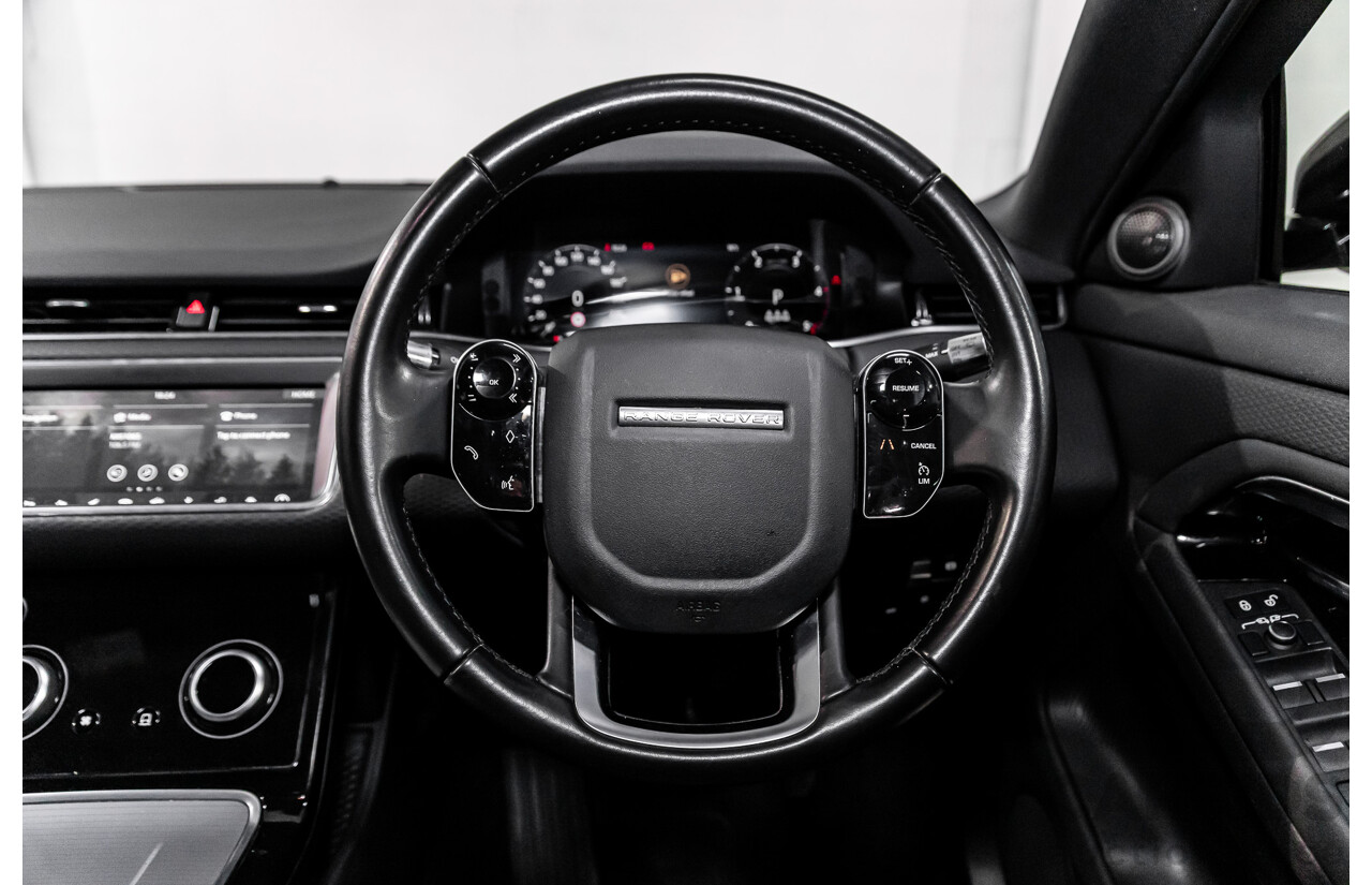 01/2020 Range Rover Evoque D180 S (AWD) L551 132kW MY20.5 4d Wagon Fuji White/Santorini Black Roof Turbo Diesel 2.0L