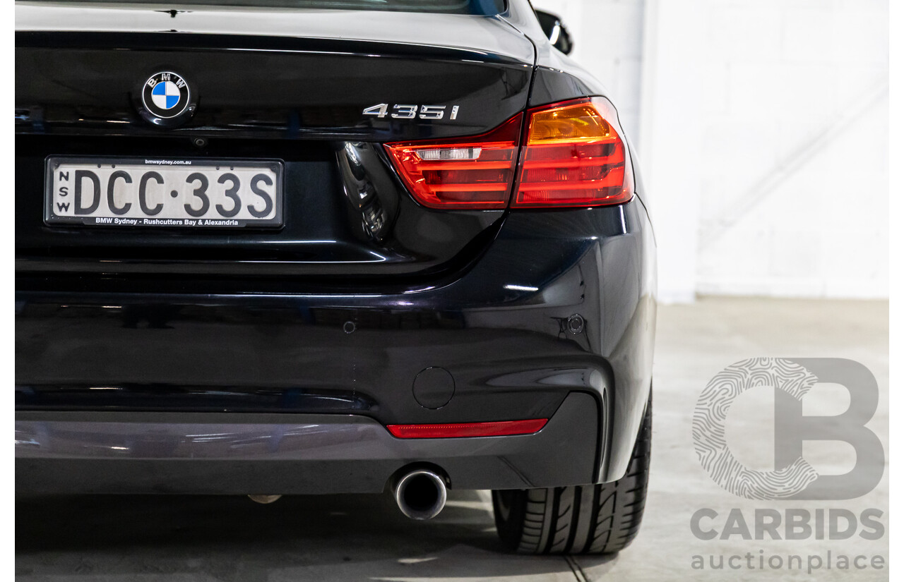 11/2015 BMW 435i F32 MY15 2d Coupe Black Sapphire Metallic Turbo 3.0L