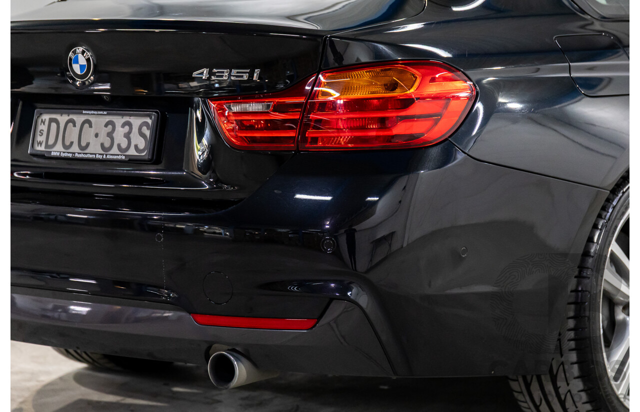 11/2015 BMW 435i F32 MY15 2d Coupe Black Sapphire Metallic Turbo 3.0L