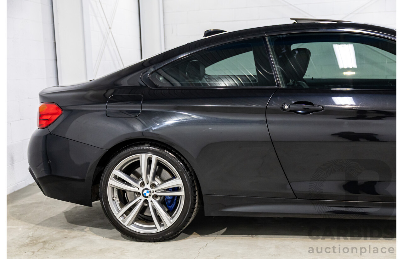 11/2015 BMW 435i F32 MY15 2d Coupe Black Sapphire Metallic Turbo 3.0L