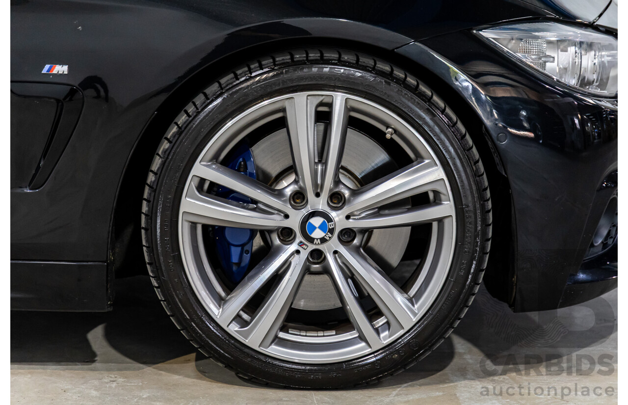 11/2015 BMW 435i F32 MY15 2d Coupe Black Sapphire Metallic Turbo 3.0L