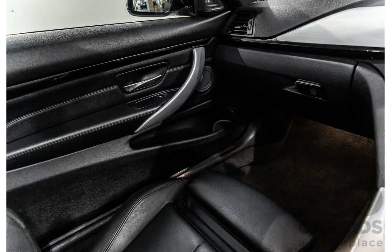 11/2015 BMW 435i F32 MY15 2d Coupe Black Sapphire Metallic Turbo 3.0L