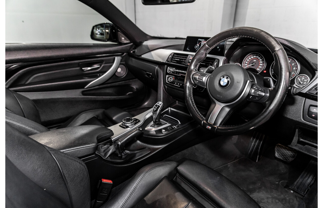 11/2015 BMW 435i F32 MY15 2d Coupe Black Sapphire Metallic Turbo 3.0L