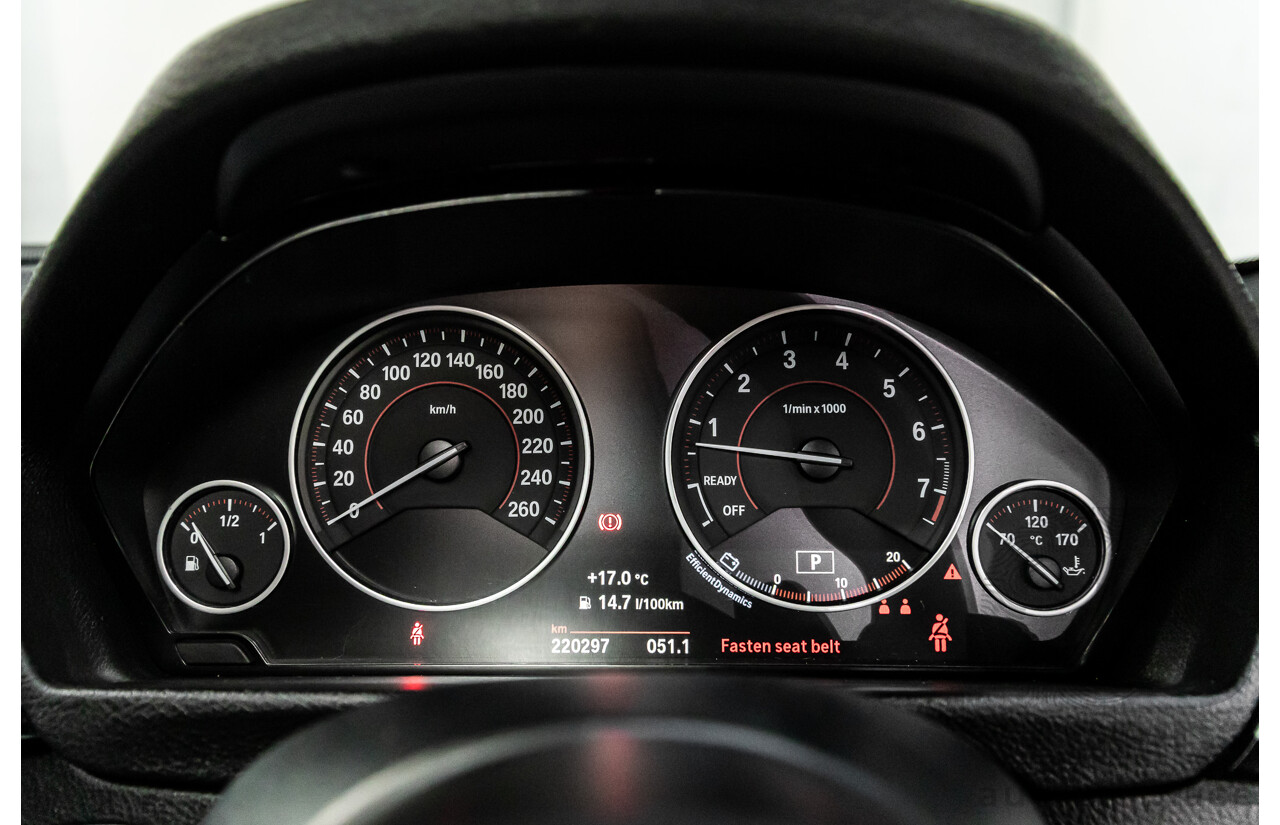 11/2015 BMW 435i F32 MY15 2d Coupe Black Sapphire Metallic Turbo 3.0L