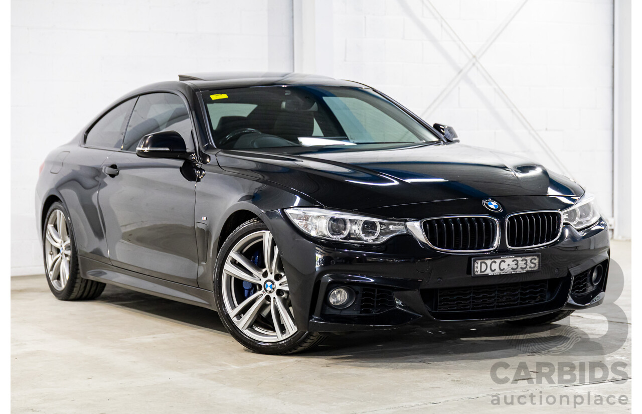 11/2015 BMW 435i F32 MY15 2d Coupe Black Sapphire Metallic Turbo 3.0L