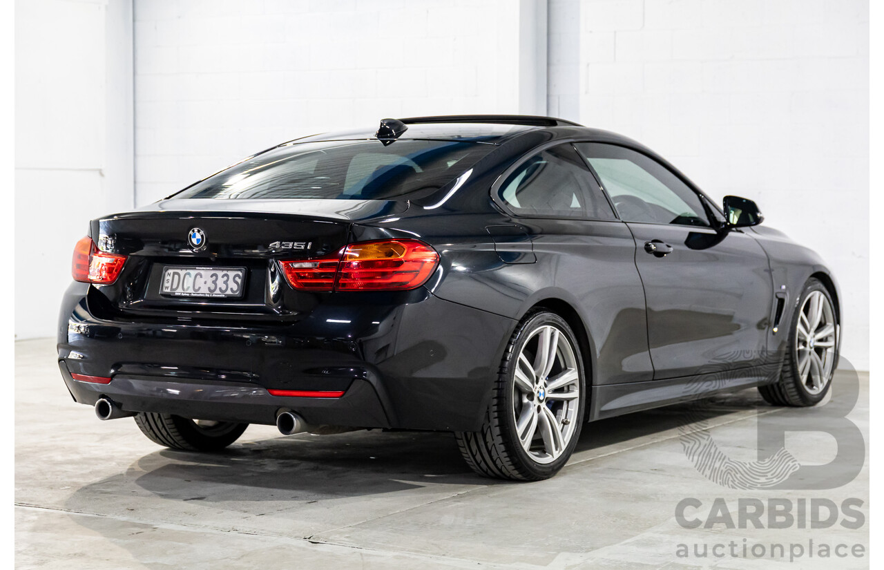 11/2015 BMW 435i F32 MY15 2d Coupe Black Sapphire Metallic Turbo 3.0L