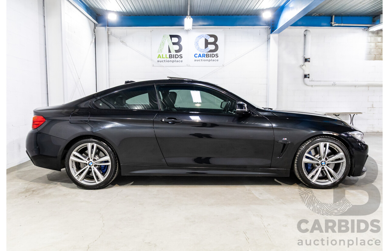 11/2015 BMW 435i F32 MY15 2d Coupe Black Sapphire Metallic Turbo 3.0L