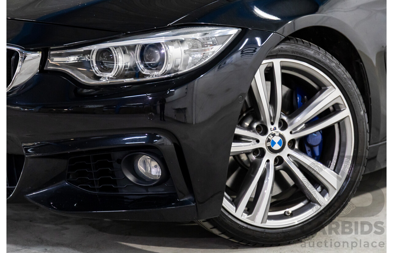 11/2015 BMW 435i F32 MY15 2d Coupe Black Sapphire Metallic Turbo 3.0L