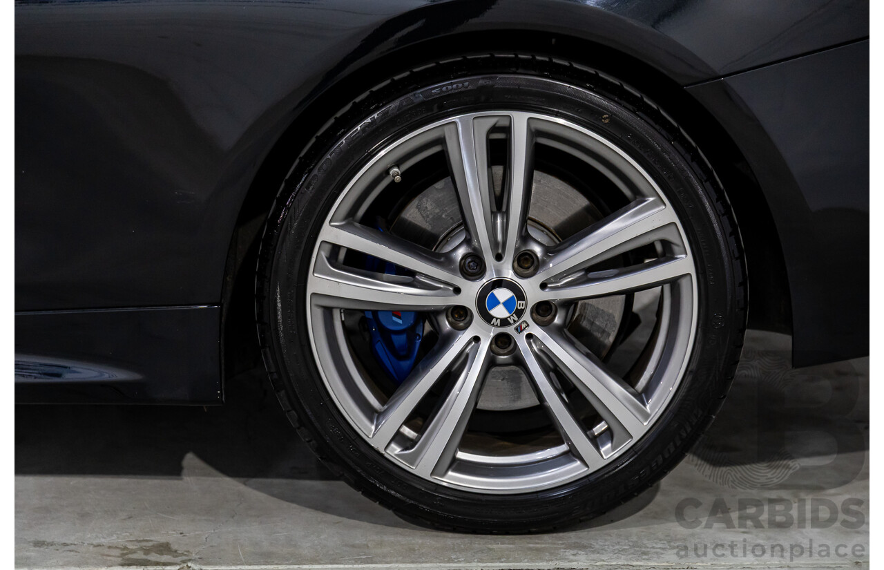 11/2015 BMW 435i F32 MY15 2d Coupe Black Sapphire Metallic Turbo 3.0L