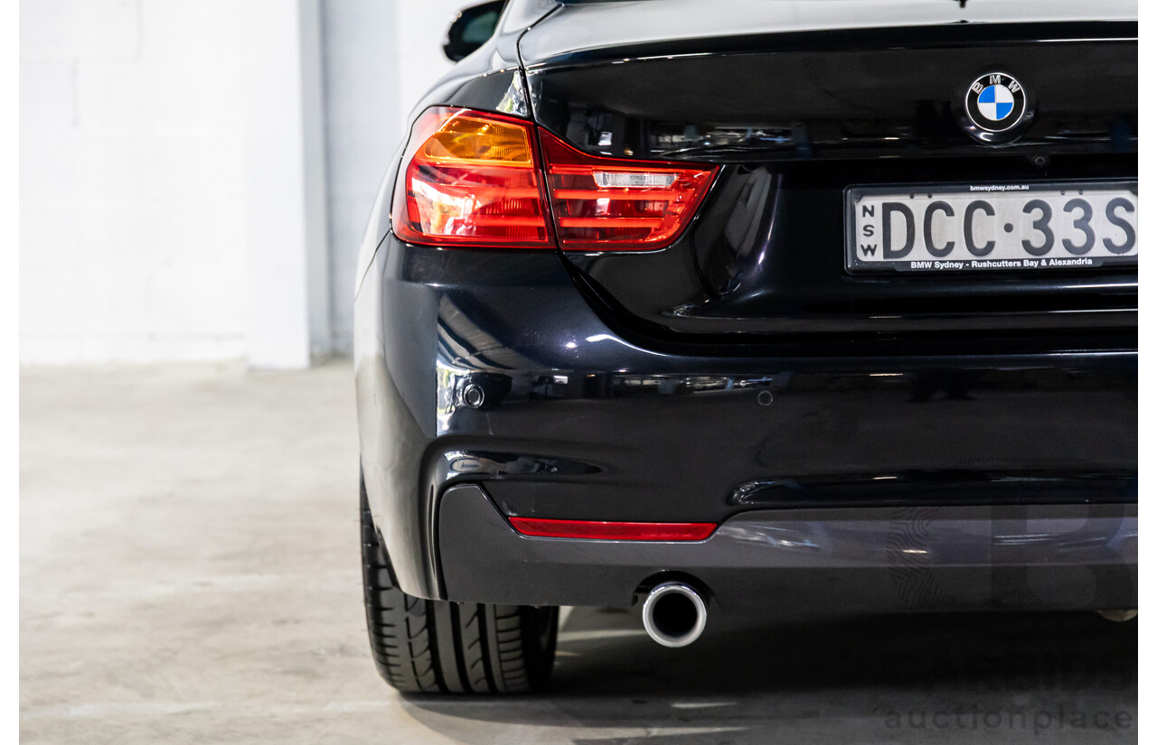 11/2015 BMW 435i F32 MY15 2d Coupe Black Sapphire Metallic Turbo 3.0L