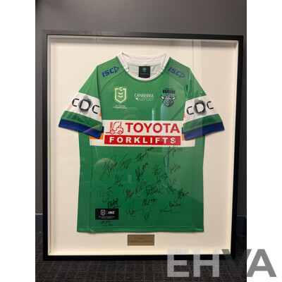 2024 Canberra Raiders Jersey - Signed and Framed