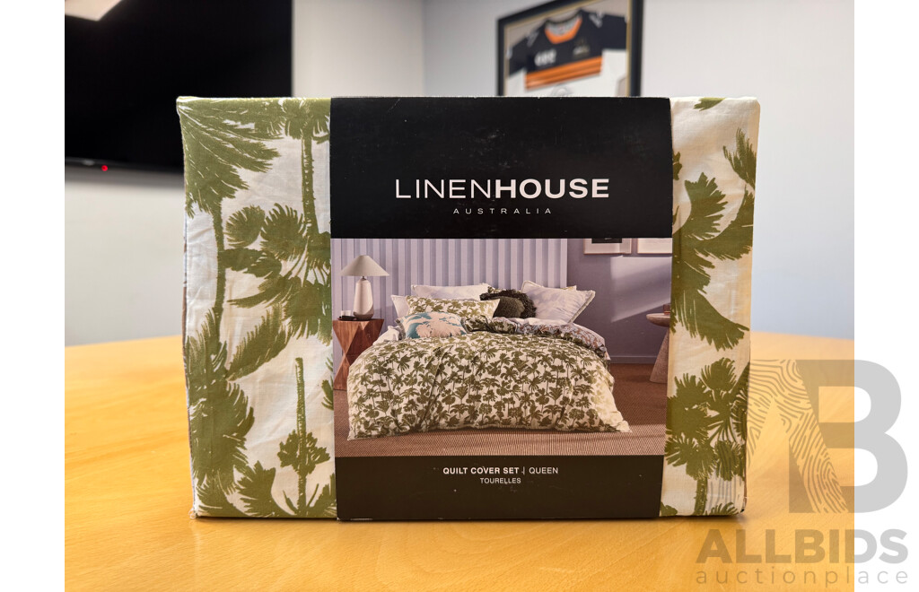 Linenhouse Tourelles Quilt Cover Set - Queen