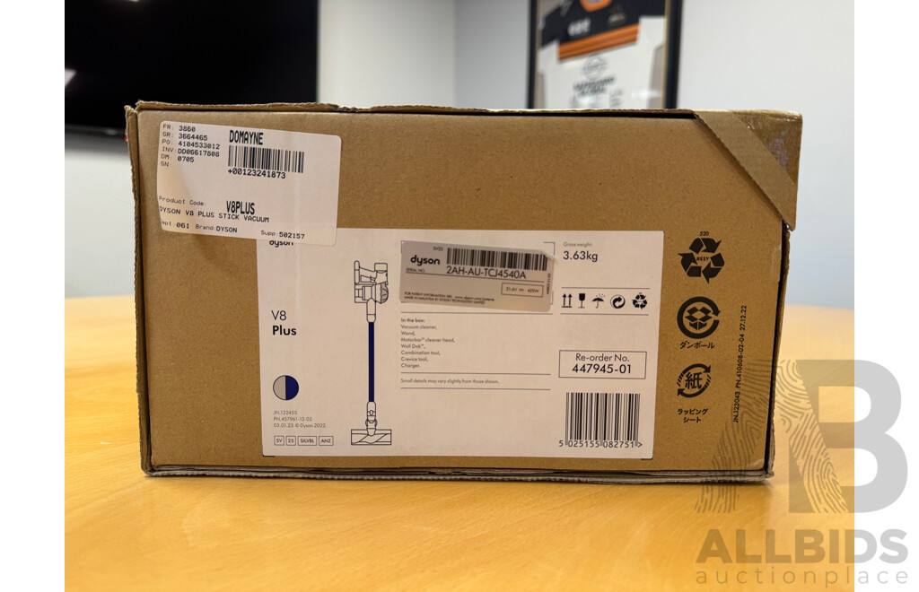 Dyson V8 Plus Stick Vacuum